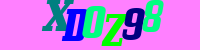 Blue Captcha Image