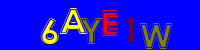 Blue Captcha Image