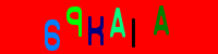 Blue Captcha Image