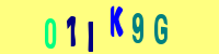 Blue Captcha Image