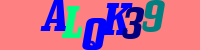 Blue Captcha Image