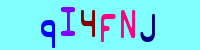 Blue Captcha Image