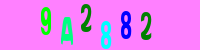 Blue Captcha Image