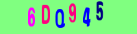 Blue Captcha Image