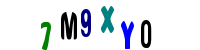 Blue Captcha Image