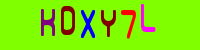 Blue Captcha Image