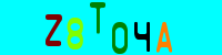 Blue Captcha Image