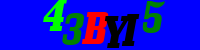 Blue Captcha Image
