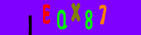 Blue Captcha Image