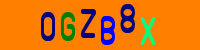 Blue Captcha Image