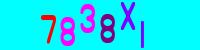 Blue Captcha Image