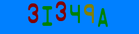 Blue Captcha Image