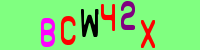 Blue Captcha Image