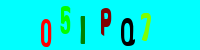 Blue Captcha Image