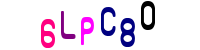 Blue Captcha Image
