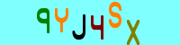 Blue Captcha Image