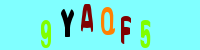 Blue Captcha Image