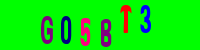 Blue Captcha Image