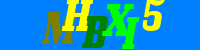 Blue Captcha Image
