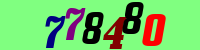 Blue Captcha Image