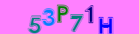 Blue Captcha Image