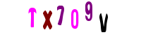 Blue Captcha Image