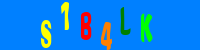 Blue Captcha Image