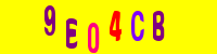 Blue Captcha Image
