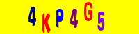 Blue Captcha Image