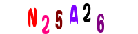 Blue Captcha Image