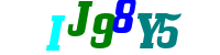 Blue Captcha Image