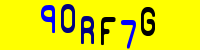Blue Captcha Image
