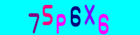 Blue Captcha Image