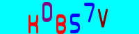 Blue Captcha Image
