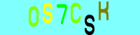 Blue Captcha Image