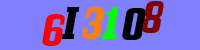 Blue Captcha Image