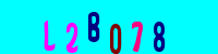 Blue Captcha Image