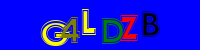 Blue Captcha Image
