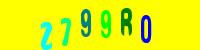 Blue Captcha Image