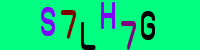 Blue Captcha Image