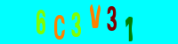 Blue Captcha Image