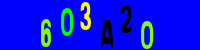 Blue Captcha Image