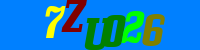 Blue Captcha Image