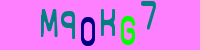 Blue Captcha Image