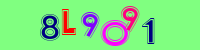 Blue Captcha Image