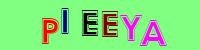 Blue Captcha Image