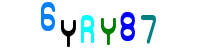 Blue Captcha Image