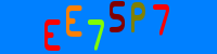 Blue Captcha Image