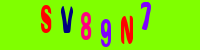 Blue Captcha Image
