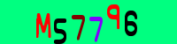 Blue Captcha Image